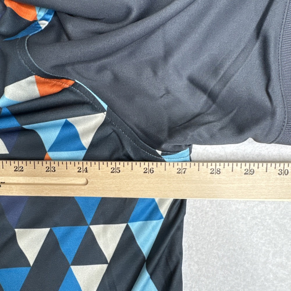H-Tech Hechter NWT Men's 2XL Sports Performance Active Polo Golf Shirt Geometric - Picture 5 of 8